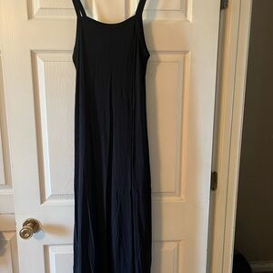 Djerf Avenue- Daily Midi Black Dress